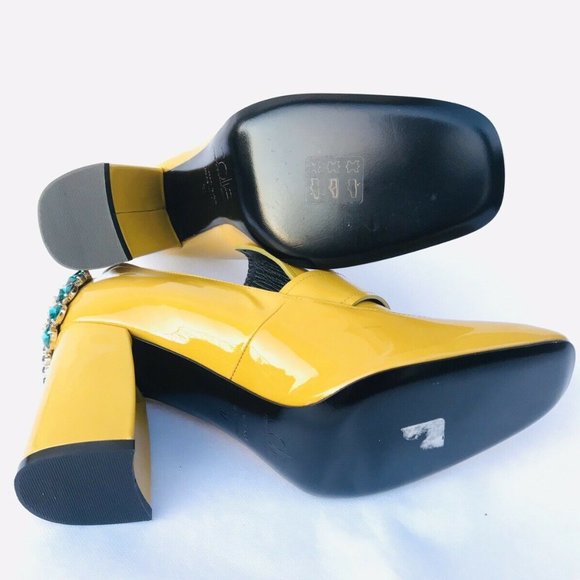 COLIAC Embellished Leather Kate Crystals Heels - Picture 9 of 9